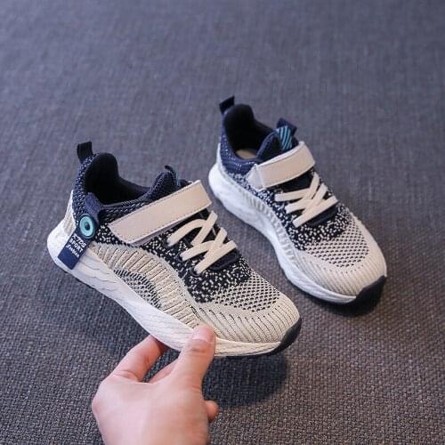2020 Summer New Kids Shoes Mesh Boy Girl Sport Shoes Breathable Infant Shoes Sneakers Soft Bottom Non-slip Casual Children Shoes