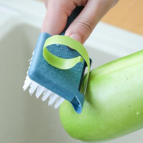 Kitchen Gadget Five-in-one With Digging Fruit Vegetable Cleaning Planing Peeler Oyster Cleaning Brush Garlic Masher Lid Opener