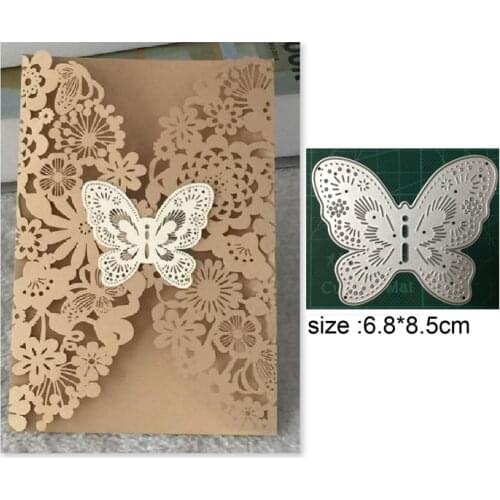 Butterfly card Scrapbook Metal Dies Stencil Template For DIY Embossing Photo Paper Album Greeting Card Gift Decor Dies Cut