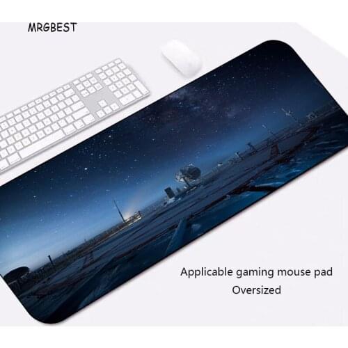 MRGBEST Large Size Gaming Mouse-pad Technological Stationary Object Picture Rubber Mats with Locked Edge for Gamer or Worker
