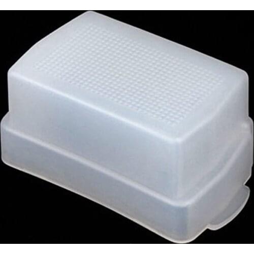 50pcs/lot White Flashlight Flash Bounce Soft Diffuser Cover For Nikon Speedlite SB600 SB800 YONGNUO Speedlite Free Shipping