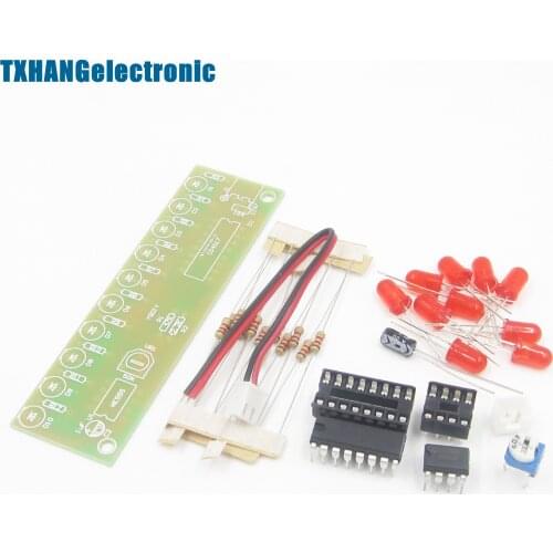 NE555+CD4017 Light Water Running Water LED DIY Kits diy electronics