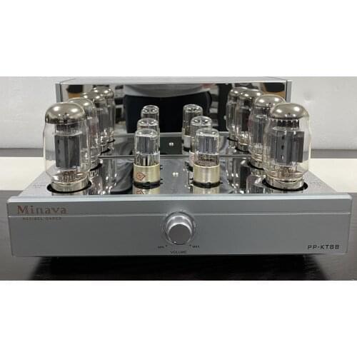 2021 new product KT88 push-pull tube amplifier (KT88 combined machine + pure post-stage) AB class high-power tube amplifier
