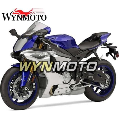 Complete ABS Injection Plastics Fairings For Yamaha YZF1000 R1 Year 2015 - 2016 Motorcycle Fairing Kit Cowlings Silver Blue