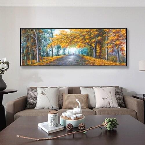 Landscape Oil Painting Canvas Printings Retro Home Decor Hotel decoration Living Room Wall Art Picture Paintings