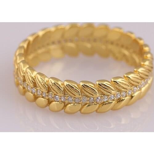 S925 Shine Grains Of Energy With Crystal Rings For Women Wedding Party Gift fit Lady Fine Jewelry