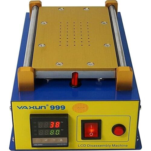 YAXUN 999 Newest 110V/220V Built-In Air Pump Vacuum Separator ,mobile LCD touch screen seperate machine, preheating station