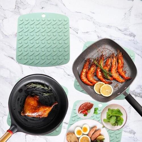 Silicone Heat Insulation Anti-Slip Pot Bowl Cup Pad Placemat Dinning Table Mat