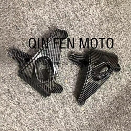 Carbon Fiber Paint Turn Signal Mount Fairing Fit For Kawasaki Ninja ZX6R ZX636 2005 2006