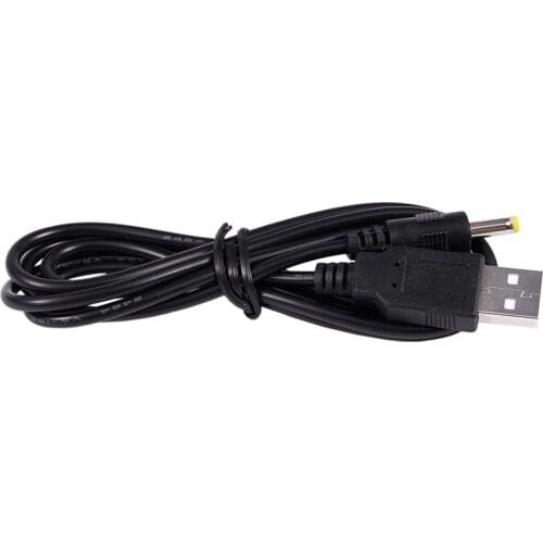 High Speed USB 2.0 A Male to DC 4.0mm x 1.7mm Power Cable 3Ft Black