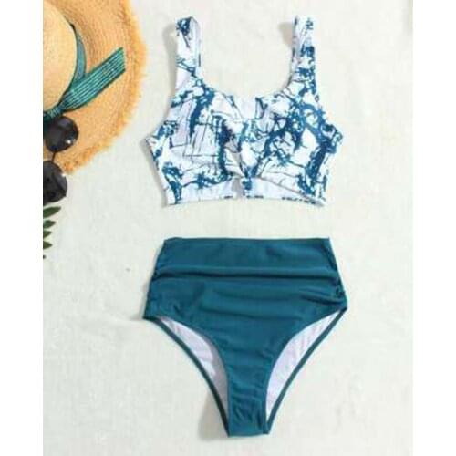 Ms. Xias Popular Bikini Swimsuit Print Split Body Gradual Change Fashion Sport Leopard Print Multi Color Sexy