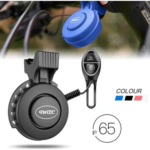 Bicycle Electronic Bell Horn 120 Db USB Recharged Waterproof Cycling Bike Handlebar Ring Strong Loud Electric Bell Sound 3 Modes