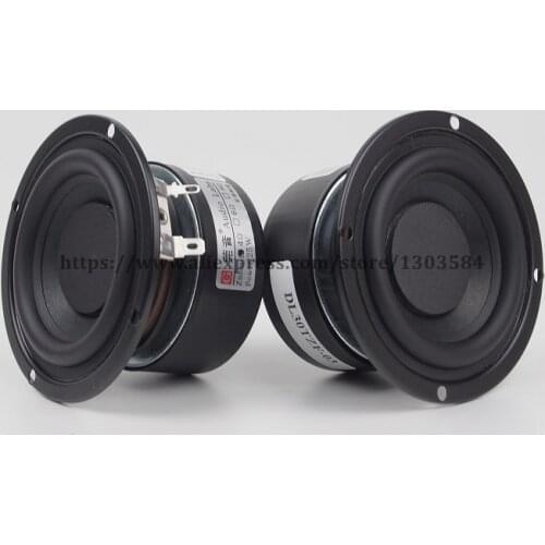 2PCS Tweeter Audio Speaker Portable Mini Stereo Speakers Woofer Full Range Loudspeaker Horn 3 inch 4 Ohm 25W 8 Ohm