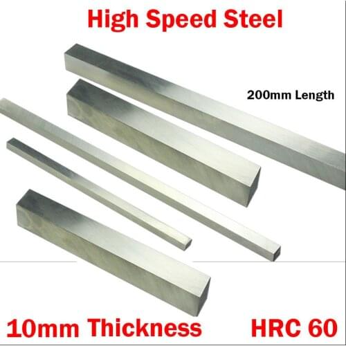 200*30*10mm 200x30x10 200*35*10 200x35x10 10mm Thickness HRC60 HSS Rectangle Metal Boring Bar Fly Cutter Cutting Lathe Tool Bit