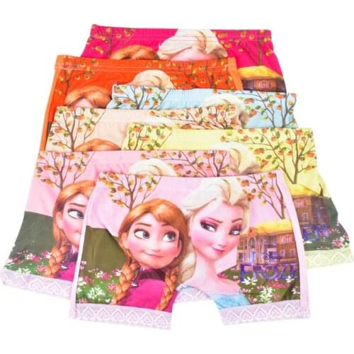 3pcs Frozen Kids Panties For Girls Childrens Boxer Panties Shorts Princess Underpants Children Clothing Frozen Girls Briefs