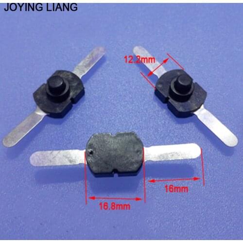 3pcs/lot Flashlight Switch Eletric Torch Tail / Middle Part Switch 16mm Long Contact