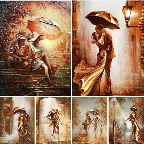 DIY 5D Diamond Painting "Romantic Elegant Couple Ladies" Kits Full Drill Embroidery Mosaic Art Picture of Rhinestones Home Decor