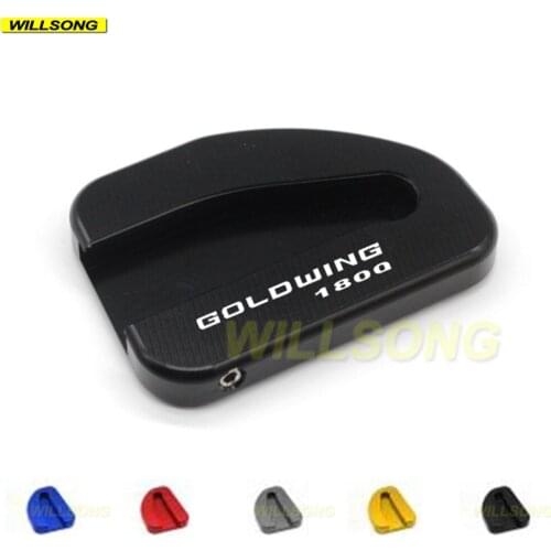 Side Kickstand Stand Extension Support Plate Enlarge For HONDA Goldwing GL1800 F6B 2002-2014 2016 2017 Motorcycle Accessories