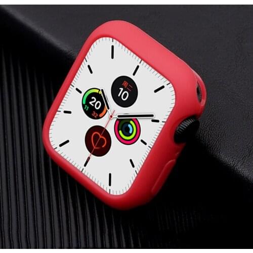 Cover For Apple Watch case 44mm 40mm iWatch case 42mm 38mm Accessories Silicone Bumper Protector Apple watch series SE 3 4 5 6