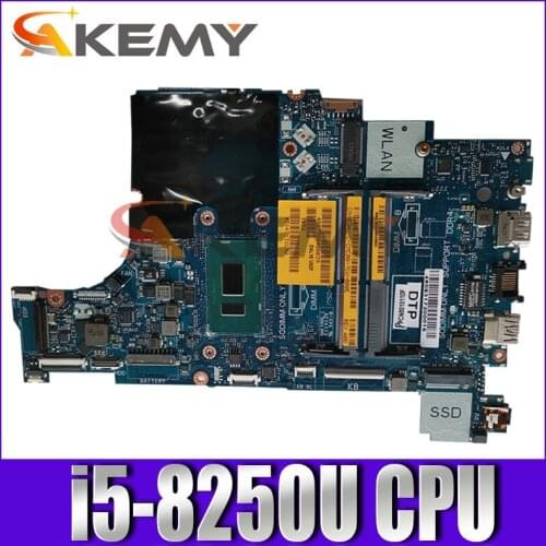 FOR Dell Latitude 5570 E3490 3490 motherboard Intel i5-8250U 1.6 GHz(SR3LB) CAL50 LA-F115P 09XJTY CN-09XJTY mainboard tested ok