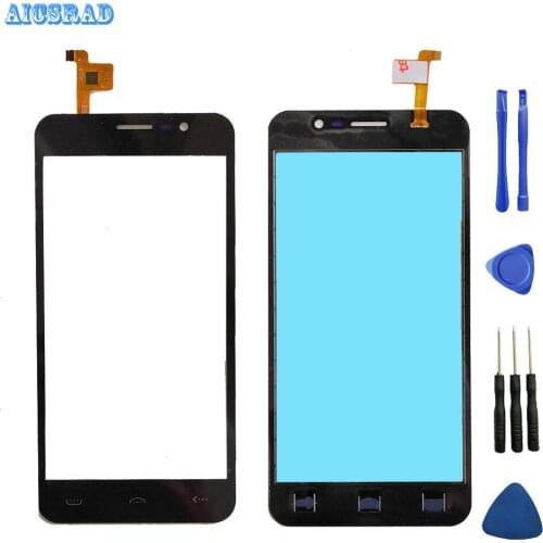 For homtom ht27 Touch Panel 5.0" Touch Screen Digitizer Sensor Replacement Mobile Phone +Tools And Adhesive ht 27