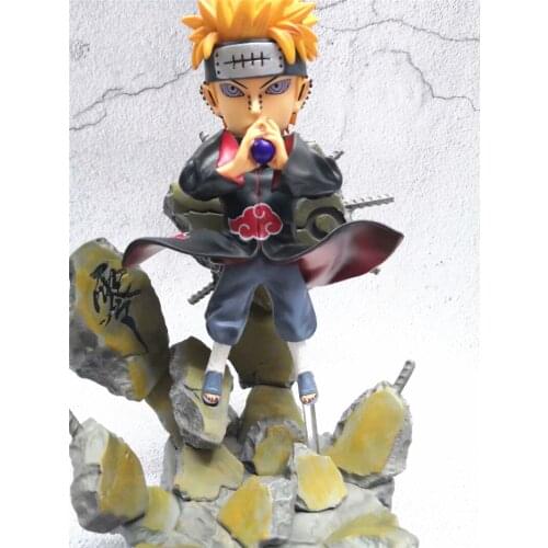 Naruto Akatsuki Organization Q Version GK Rinnegan Pein Nagato PVC Figurine Decoration Action Figure Model Collectible Toy 25cm