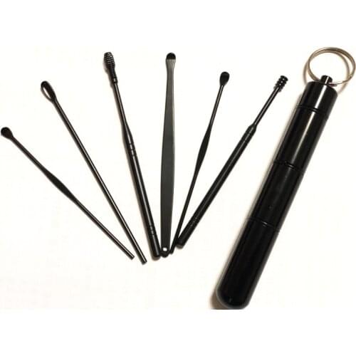 6Pc Stainless Steel Earpick Ear Cleaner Spoon Ear Care Cleaning Tool Ear Wax Removal Kit Ear Wax Remover Ear Wax Removal Tool