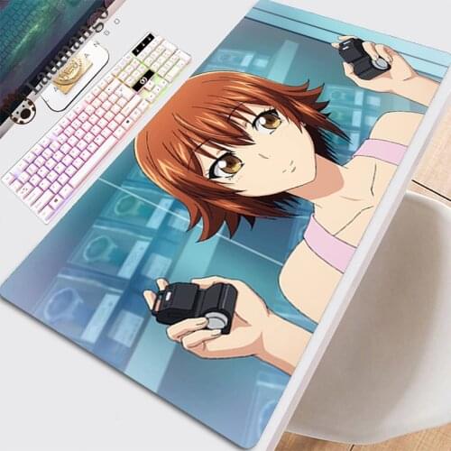 Mouse Carpet Pads Anime Computer Accessories Mat Keyboard Gamer Table Pads Cheap Gaming Laptop Desk Xxl Beautiful Cute GrandBlue