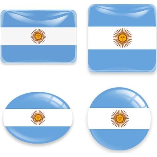 Argentina Flag Fridge Magnets For Home Kitchen Decorations Crystal Magnetic Refrigerator Sticke