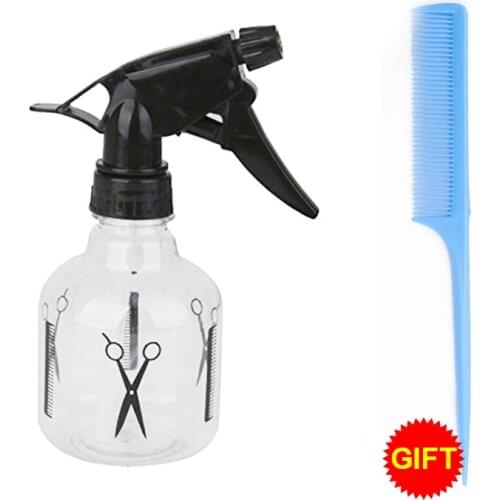 250ml Reusable Hairdressing Spray Bottle with Gift Beauty Tool Accessories Hair Salon Tool/Plants Flowers Water Sprayer Dual-use