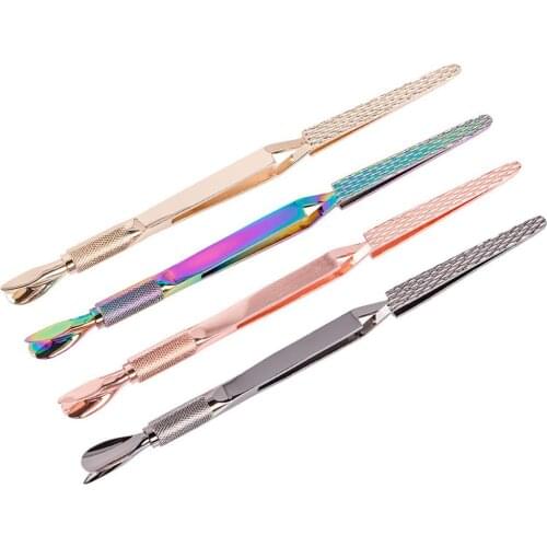 Nail Extension Tips Holder Shaping Clip Cuticle Pusher Picker Manicure Tool hot sale