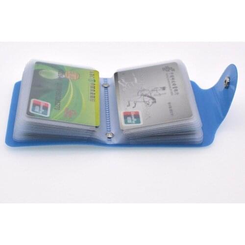 2019 New comes flaring colourful ID Credit Card Holder Organizer Pocket Name Business Card Holders 24 Slots for men and women