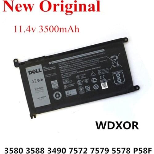 New Original Laptop replacement Li-ion Battery for DELL 15-5565 WDXOR 7000 7472 7460 7560 11.4v 3500mAh 42wh