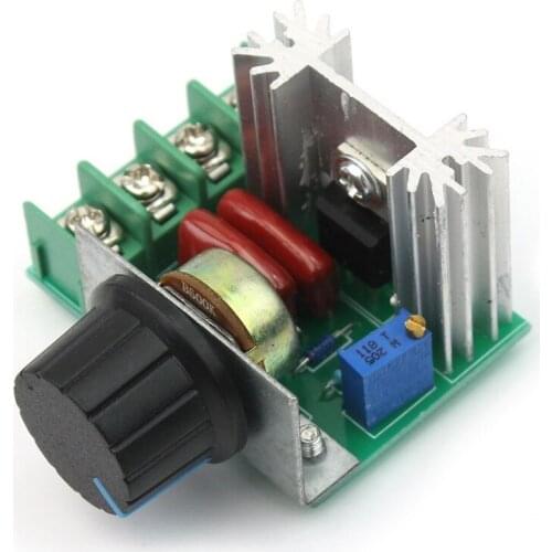 New Adjustable Voltage Regulator PWM AC Motor Speed Control 50V-220V 2000W New Arrival