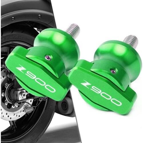CNC Motorcycle Frame Stands Screws sliders Swingarm Spools Slider for Kawasaki Z900 z 900 2017 2018 2019 2020