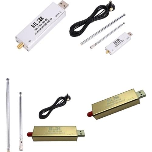 Full Band Noise Rreduction Software Defined Radio Receiver SDR RTL2832U R820T2 Chip 100kHz-1.7GHz Software Defined