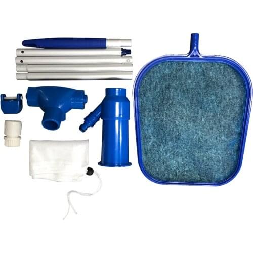 Newest Arrival Portable Deluxe Jet Pool Vacuum Underwater Cleaner Net Kit Cleaning Tool Accessories