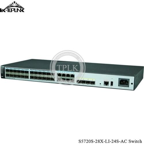 S5720S-28X-LI-24S-AC 24 Gigabit Optical Interfaces Four 10 Gigabit Optical Layer 2 Aggregation Switches original new