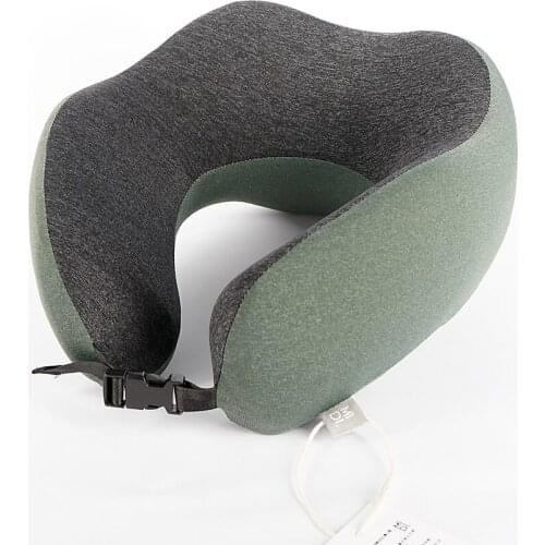 U Shaped Memory Foam Travel Sleeping Pillows Car Plane Pillows Neck Soft Ice velvet Pillows Cushion Home Outdoor