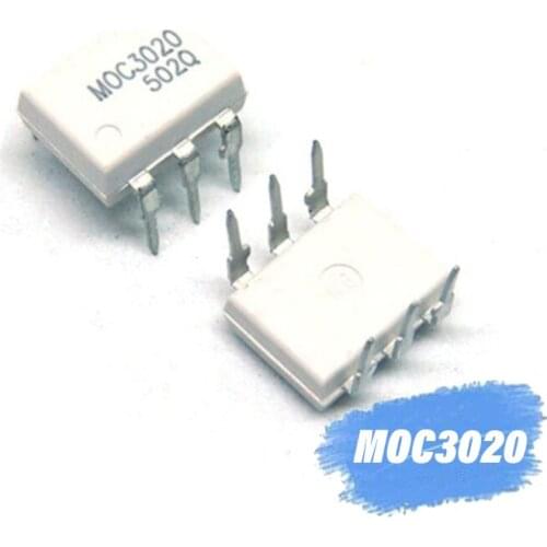 10pcs/lot MOC3020 3020 DIP-6
