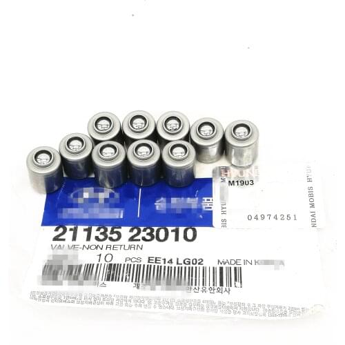 VALVE-NON RETURN CYLINDER BLOCK for Hyundaii Accent Elantra Santa Fe Sonata Tiburon 21135-23010 2113523010