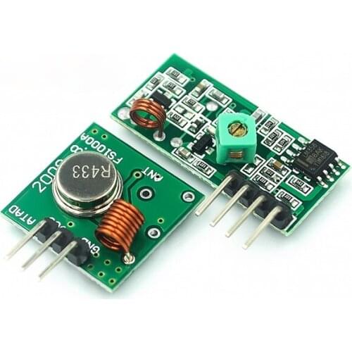 433Mhz RF Wireless Transmitter Module and Receiver Kit 5V DC 315MHZ Wireless For Arduino Raspberry Pi /ARM/MCU WL Diy Kit