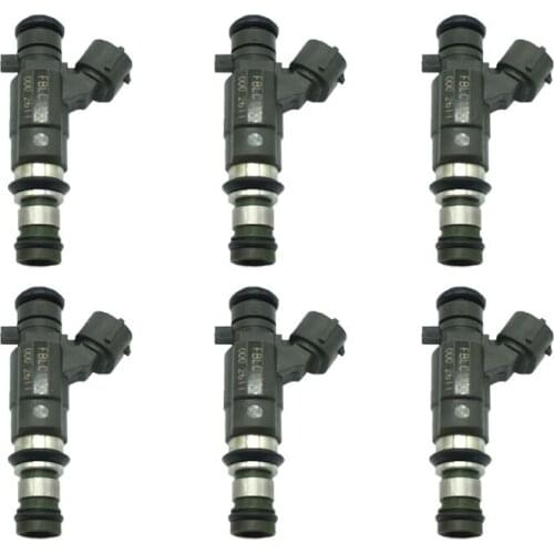 6pcs Fuel injector for Subaru Forester Impreza 2000-2004 16611-AA430 16611AA430 16611 AA430