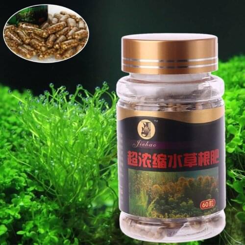 60pcs Aquarium Water Plant Root Fertilizer Nutrition Aquatic Fish Tank