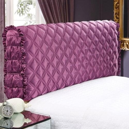 European style headboard cover 120-220cm all-inclusive fabric dustproof elastic double bed anti-collision head protector