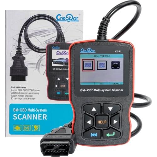 Creator C501 OBD 2 Car Diagnostic for BMW e46 e39 e90 e60 Diagnostic Scanner Code Reader AC EPS Oil Service Reset EPB ABS Airbag