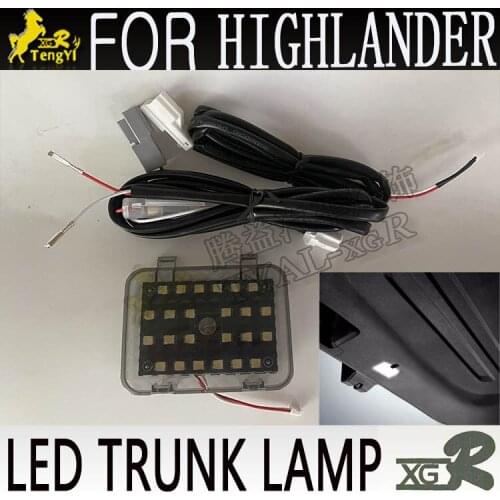 XGR rear trunk lamp extra luggage boots atmosphere light for old high lander MIDDLE ONE 2014 2015