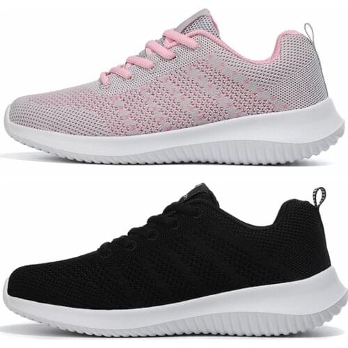 Women Casual Shoes Fashion Breathable Walking Mesh Flat Shoes Woman White Sneakers Women 2020 Tenis Feminino Gym Shoes Sport