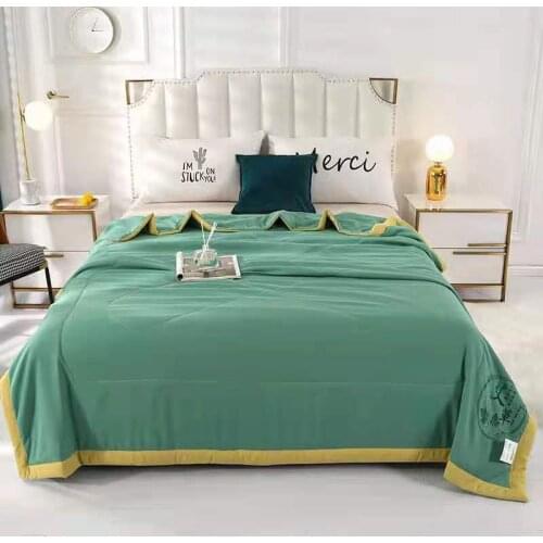 Summer quilt air conditioning sheet printing soft summer quilt washable quilt