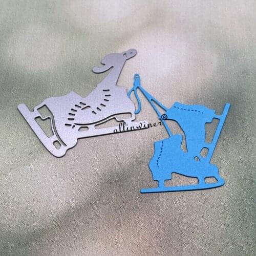 Skates decoration Metal Cutting Dies for DIY Scrapbooking Album Paper Cards Decorative Crafts Embossing Die Cuts